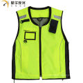 CNSS conception personnalisée fluorecent jaune assorti couleur haute visibilité réfléchissante sécurité gilet